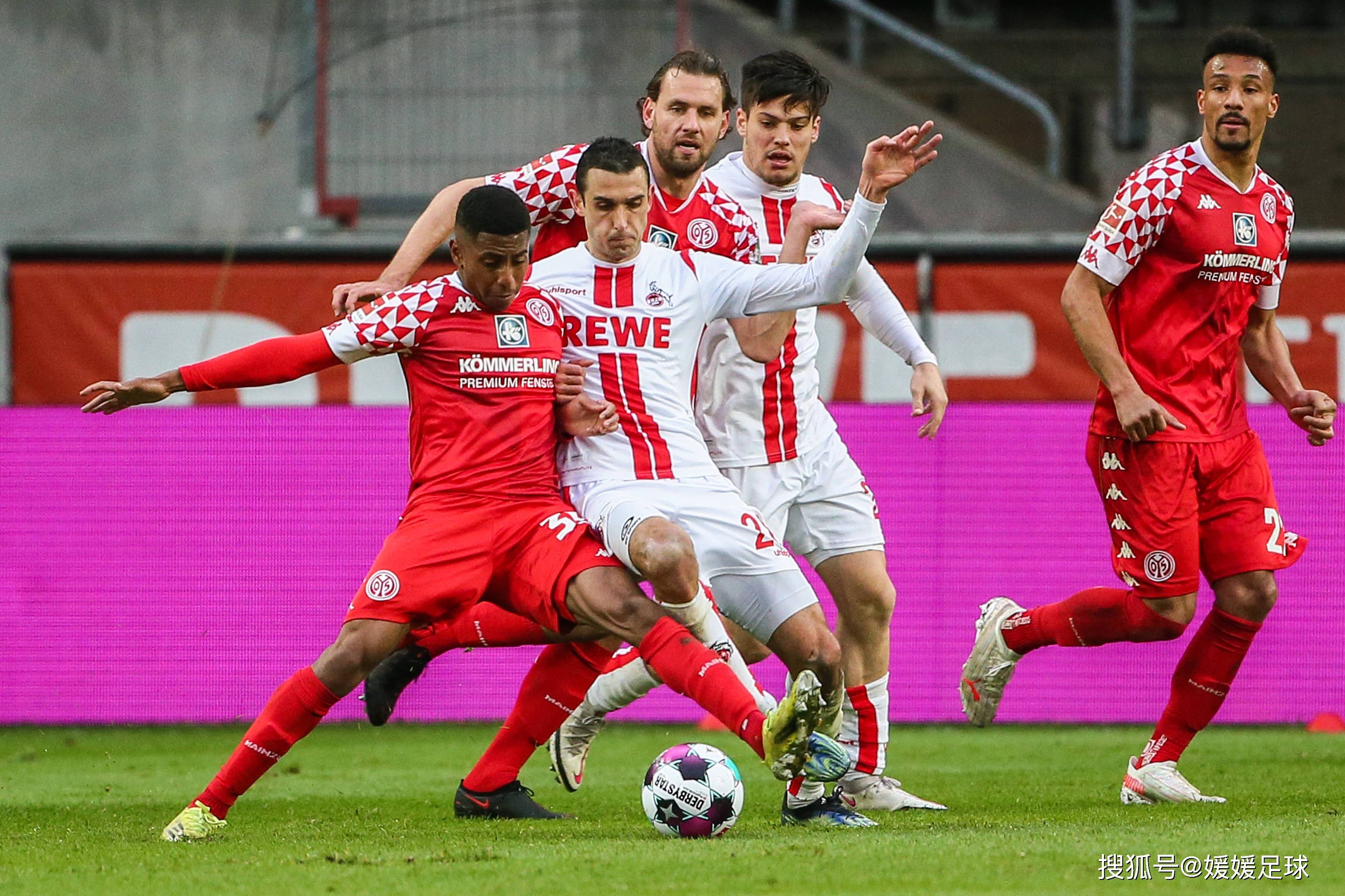 美因茨客场与柏林赫塔战成0-0平局，平分秋色